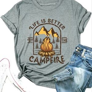 Life Is Better By The Campfire Graphic Tee